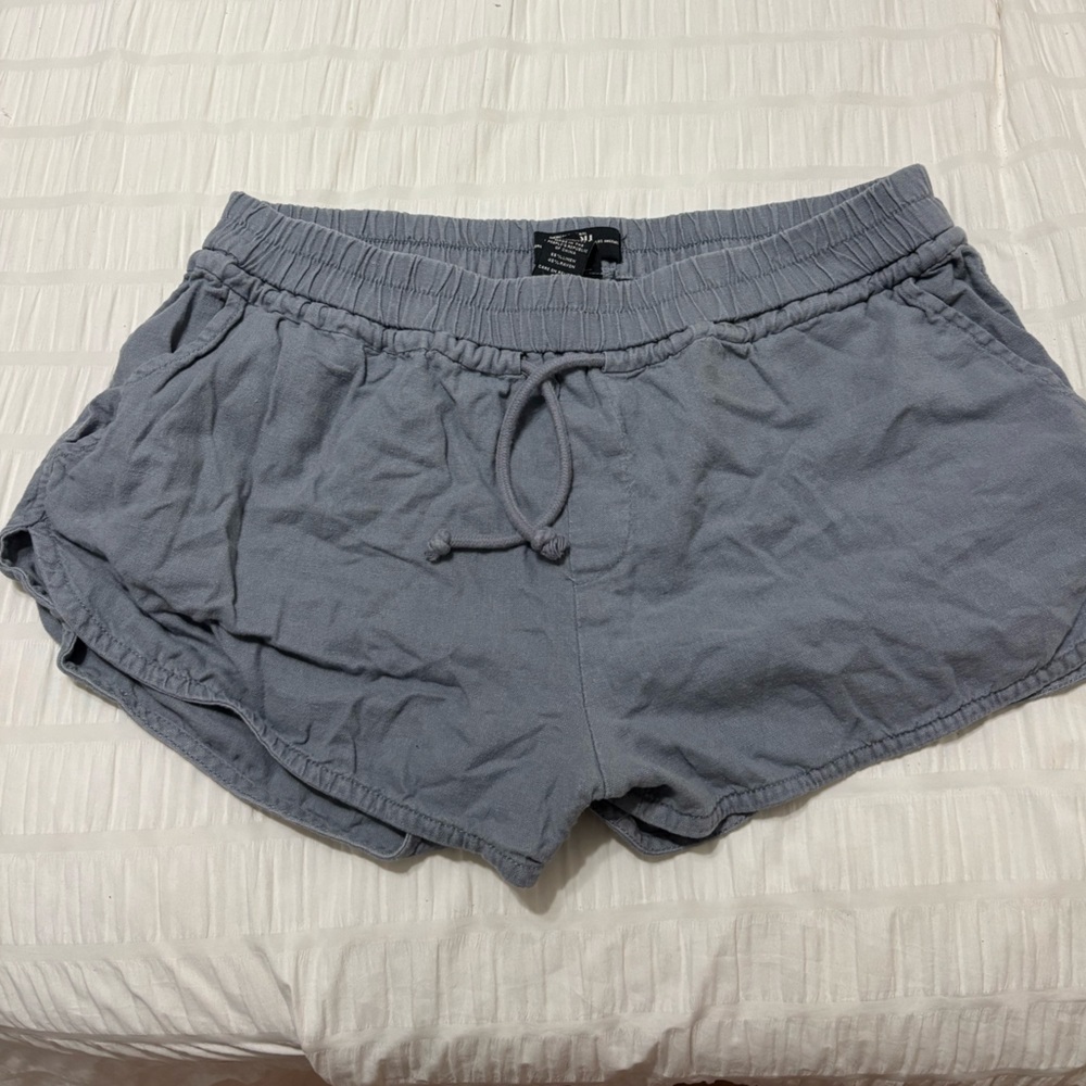 Mini Grey Shorts Washed
